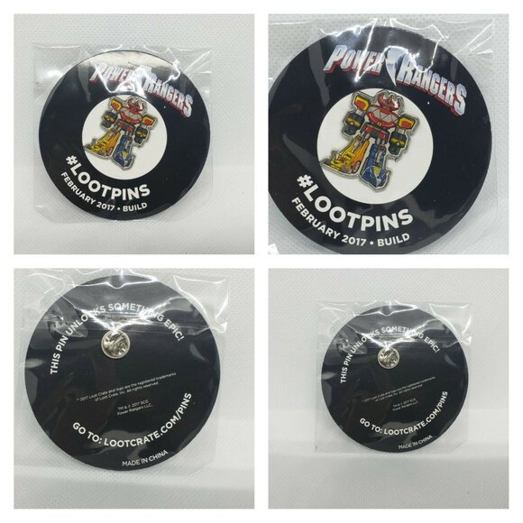 Power Rangers Build 2017 February Loot Crate Enamel Pin - Picture 3 of 5